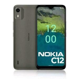 Telefon Mobil Nokia C12, Procesor Unisoc SC9863A1 Octa Core, IPS LCD Capacitive touchscreen 6.3inch, 3GB RAM, 64GB Flash, Camera 8 MP, Wi-Fi, 4G, Dual Sim, Android (Negru) imagine