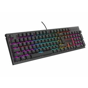 Tastaura Gaming Mecanica Genesis Thor 303, USB, Iluminare RGB, Switch-uri Outemu Peach Silent, 11 taste multimedia (Negru) imagine