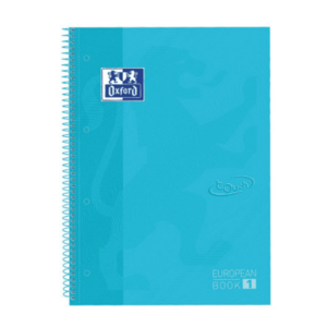 Caiet cu spirala OXFORD Europeanbook 1 dictando, A4+, 80 file-90g/mp, Scribzee imagine