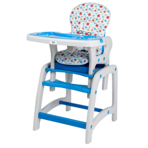 Scaun de masa copii JUJU Eat&Play JU3002-Blue-Stars (Albastru) imagine