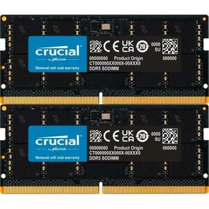 Memorii laptop SO-DIMM Crucial 64GB(2x32GB), DDR5-4800MHz, CL40, Dual Channel imagine