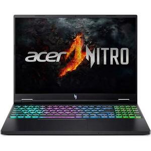 Laptop Gaming Acer Nitro 16 AN16 (Procesor Intel Core i5-14450HX (20M Cache, up to 4.80 GHz), 16inch WUXGA, 16GB, 512GB SSD, nVidia GeForce RTX 4060 @8GB, Negru) imagine