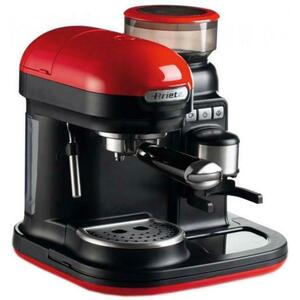 Espressor manual Ariete Moderna 1318BKRD, 1080 W, 15 Bari, 0.8 l (Rosu/Negru) imagine