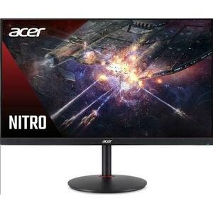 Monitor Gaming IPS LED Acer Nitro 24.5inch XV252QLVBMIIPR/UM, Full HD (1920 x 1080), HDMI, DisplayPort, Boxe, Pivot, 165 Hz, 3 ms (Negru) imagine