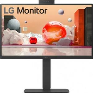 Monitor IPS LED LG 23.8inch 24BA850-B, Full HD (1920 x 1080), HDMI, DisplayPort, Boxe, Pivot (Negru) imagine