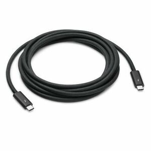 Cablu de date Apple MW5H3ZM/A Thunderbolt 4 (USB-C) Pro, 100 W, 3 m (Negru) imagine