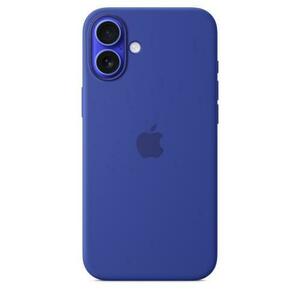 Husa Protectie Spate Apple MYYF3ZM/A pentru iPhone 16 Plus, Silicone Case cu MagSafe (Albastru) imagine