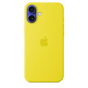 Husa Protectie Spate Apple MYYG3ZM/A pentru iPhone 16 Plus, Silicone Case cu MagSafe (Galben) imagine