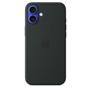 Husa Protectie Spate Apple MYY93ZM/A pentru iPhone 16 Plus, Silicone Case cu MagSafe (Negru) imagine