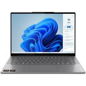 Laptop Lenovo Yoga Pro 7 14ASP9 (Procesor AMD Ryzen™ AI 9 365 (24M Cache, up to 5.0 GHz) 14.5inch 2.8K OLED 120Hz, 32GB, 1TB SSD, AMD Radeon 880M Graphics, Win 11 Home, Gri) imagine