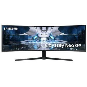 Monitor Gaming VA LED Samsung Odyssey Neo G9 49inch S49AG954NU, 5K Ultra HD (5120 x 2160), HDMI, DisplayPort, AMD FreeSync, Nvidia G-Sync, Ecran Curbat, 240 Hz, 1 ms (Negru/Alb) imagine