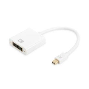 Cablu adaptor, Assmann, mini Display Port - DVI-I (Dual Link), 0.15 m (Alb) imagine