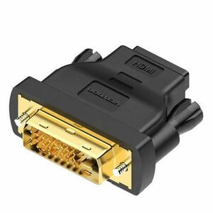 Adaptor Vention AILB0, HDMI mama la DVI 24+1 tata (Negru) imagine