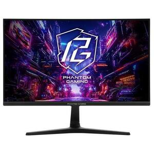 Monitor Gaming IPS LED ASRock 24.5inch PG25FFT, Full HD (1920 x 1080), HDMI, DisplayPort, Boxe, 180 Hz, 1 ms (Negru) imagine