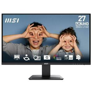 Monitor IPS LED MSI 27inch PRO MP273U, UHD (3840 x 2160), HDMI, DisplayPort, Boxe (Negru) imagine