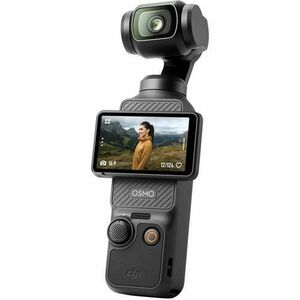 Camera video de actiune DJI Osmo Pocket 3, 4K 60fps, Ecran LCD 2inch, Stabilizare integrata pe 3 axe, 3 Microfoane incorporate, Android/iOS (Negru) imagine