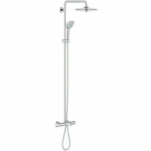 Sistem dus Grohe Euphoria 260, cu pipa cada, termostat, 3 jeturi, crom, 27475001 imagine