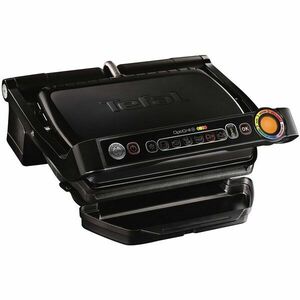 Grill electric OPTIGRILL GC714834, 2000W, 6 programe automate de gatit, Senzor automat pentru gatit, Placi detasabile, Negru imagine