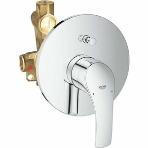 Baterie cada/dus incastrata 1/2 Grohe Eurosmart New, crom, 33305002 imagine