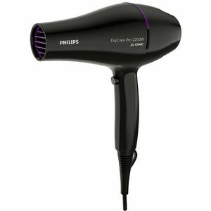 Uscator de par Philips BHD274/00, 2200W, tehnologie Thermo Protect, motor CA, 6 setari de viteza/temperatura, ingrijire cu ioni, concentrator, difuzor de volum, Negru imagine