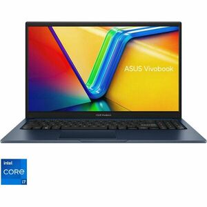 Laptop ASUS VivoBook 15 A1504ZA cu procesor Intel® Core™ i7-1255U pana la 4.70 GHz, 15.6, Full HD, IPS, 16GB, 1TB SSD, Intel® Iris Xe Graphics, No OS, Quiet Blue imagine