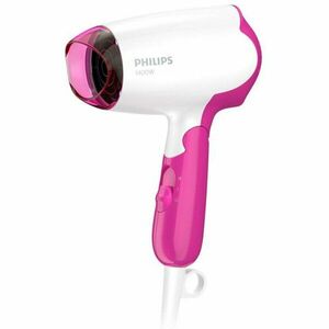 Uscator par Philips BHD003 / 00, DryCare Essential, 1400W, Maner rabatabil, alb / roz imagine