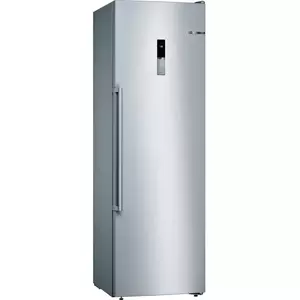 Congelator Bosch GSN36BIEP, 242 l, 4 sertare, Clasa E, NoFrost, FreshSense, SuperFreezing, H 186 cm, Inox Antiamprenta imagine