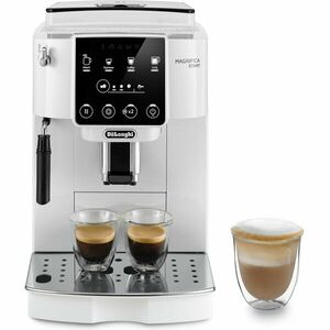 Espressor automat De’Longhi Magnifica Start ECAM 220.20.W, 1450 W, 1.8l, 15 bar, sistem de spumare lapte manual, alb imagine