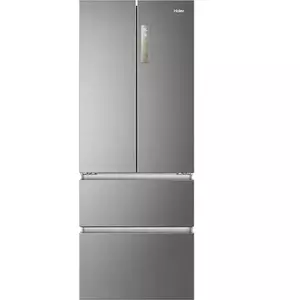 Combina frigorifica French Door, HAIER HB17FPAAA, 4 usi, compresor inverter, clasa E, Total No Frost (air surround), 446 L, H 190 cm, My Zone, display LED extern, Super Cooling, Super Freezing, culoare Inox imagine