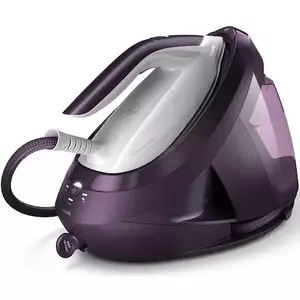 Statie de calcat Philips seria Perfect Care 8000, Tehnologie Optimal Temp, Jet de abur automat, 8 bari, 2100W, Jet de abur 120g/min, Functie Easy De-calc plus, Talpa fier SteamGlide Elite, Oprire automata, Rezervor de apa 1.8L detasabil, Mov imagine