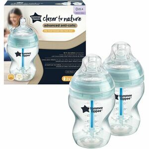 Biberon anticolici PP Tommee Tippee cu sistem de ventilatie, 2 buc, 260 ml imagine