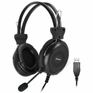 Casti A4Tech HU-30 Stereo USB Black imagine