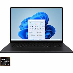 Laptop ASUS 16'' ProArt P16 OLED H7606WV, 4K Touch, Procesor AMD Ryzen™ AI 9 HX 370 (24M Cache, up to 5.1 GHz), 32GB LPDDR5X, 2TB SSD, GeForce RTX 4060 8GB, Win 11 Pro, Nano Black imagine