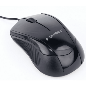 MOUSE GEMBIRD, PC sau NB, cu fir, USB, optic, 1000 dpi, butoane/scroll 3/1, , negru imagine