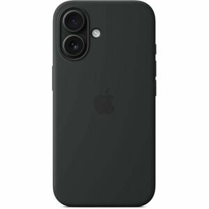 Husa de protectie Apple Silicone Case with MagSafe pentru iPhone 16- Black imagine