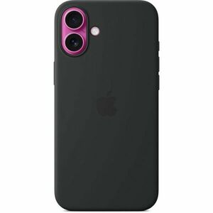 Husa de protectie Apple Silicone Case with MagSafe pentru iPhone 16 Plus - Black imagine