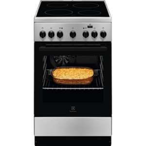 Aragaz Electrolux SteamBake LKR560000X, Electric, 4 zone de gatit, Grill, 54 L, 50x60 cm, Inox imagine