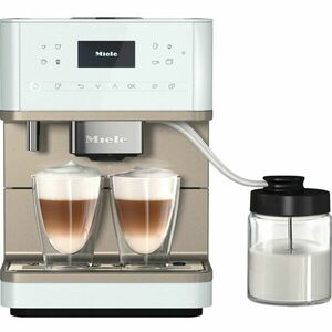 Espressor automat Miele CM 6360 MilkPerfection White CleanSteelMetallic, 15 bar, 1, 8 L, WiFiConn@ct, BrilliantLight, OneTouch for Two, AromaticSystem, Argintiu imagine