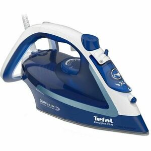 Fier de calcat TEFAL EasyGliss Plus FV5735E0, 2500W, 220g/min, Easygliss Plus , Durilium AirGlide, sistem anticalcar, functie calcare verticala, Auto OFF, Autosteam, alb&albastru imagine