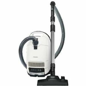 Aspirator cu sac Miele Complete C3 Silence Eco Line DTC SGSK5, 550 W, 4.5 l, 64 db, perie AirTeQ, Alb imagine