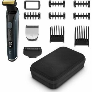 Aparat de tuns, conturat si ras Rowenta Forever Sharp Ultimate TN6204E0, autonomie 120 min, 18 setari, accesoriu ras barba si parul corporal, wet & dry, negru imagine