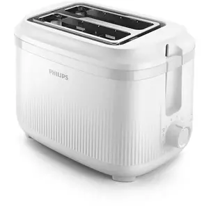 Prajitor de paine HD2511/00, 900 W, 8 setari de rumenire, buton de oprire instantanee, Alb imagine