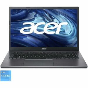 Laptop Acer Extensa 215 EX215-55-34E6 cu procesor Intel® Core™ i3-1215U pana la 4.4GHz, 15.6'', Full HD, 16GB RAM DDR4, 512GB SSD, Intel® UHD Graphics, No OS, Steel Gray imagine