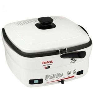 Multicooker 7 in 1 Tefal Versalio Deluxe FR490070, 1600 W, 1 kg, Bol detasabil, Alb/Negru imagine