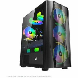 Carcasa Gaming, X3-M-4F1-BK imagine