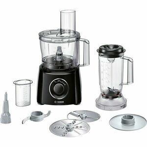 Robot de bucatarie BOSCH MultiTalent 3 MCM3201B, vas 2.3l, blender 1l, 800W, 2 trepte viteza, negru imagine