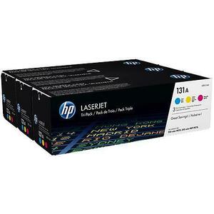 Pachet 3 tonere LaserJet HP 131A (Cyan/Magenta/Galben) imagine