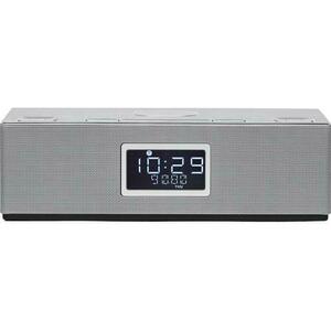 Radio cu ceas Horizon HAV-P4200, 10 W, Bluetooth, USB, AUX, Radio FM (Argintiu) imagine