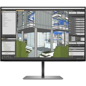 Monitor IPS LED HP 24inch Z24n G3, WUXGA (1920 x 1200), HDMI, DisplayPort, Pivot (Argintiu) imagine