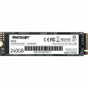 SSD Patriot P310 240GB PCI Express 3.0 x4 M.2 2280 imagine